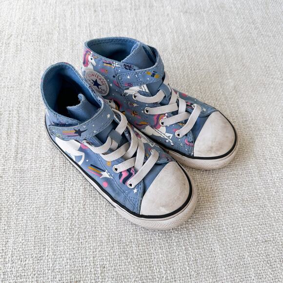 Converse Toddler Unicorn High Tops GUC 10 - Picture 1 of 8